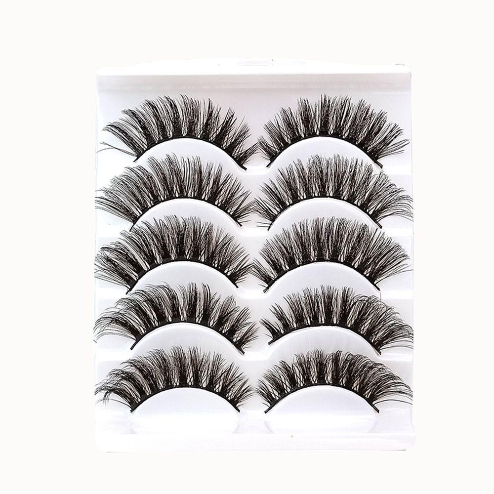 Lông Mi Giả 3D Cong Dài Mềm Mịn Trang Điểm Gợi Cảm Cho Nữ