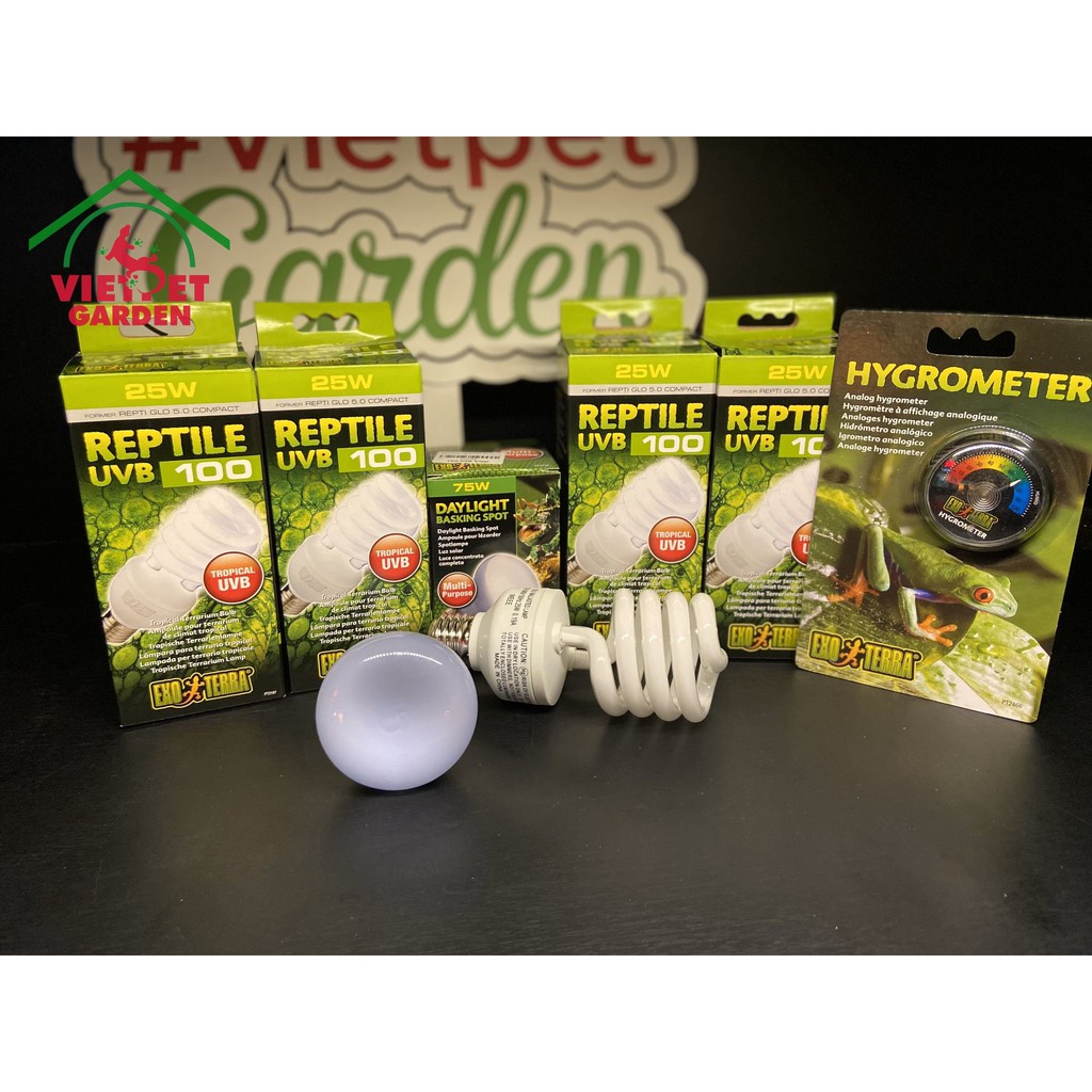 Đèn sưởi UVA cho bò sát Exoterra Daylight Basking Spot Vietpetgarden
