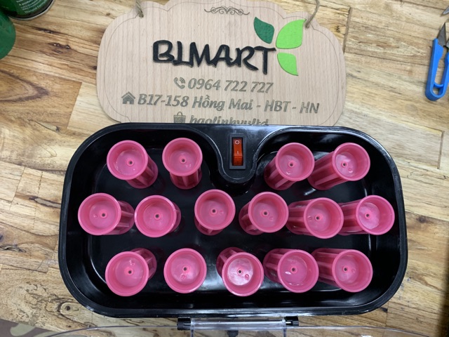 BỘ LÔ UỐN TÓC ĐIỆN 15 ỐNG KHÔNG LÀM HẠI TÓC (DÒNG CAO CẤP)