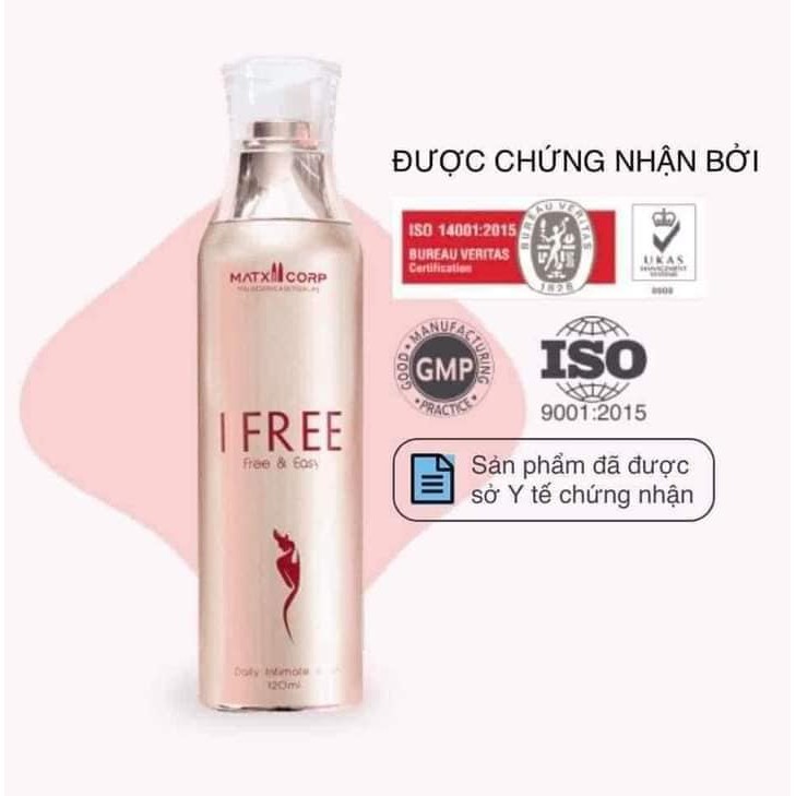 Combo dung dịch vệ sinh sinh học Ifree hồng se khít giảm ngay 120k