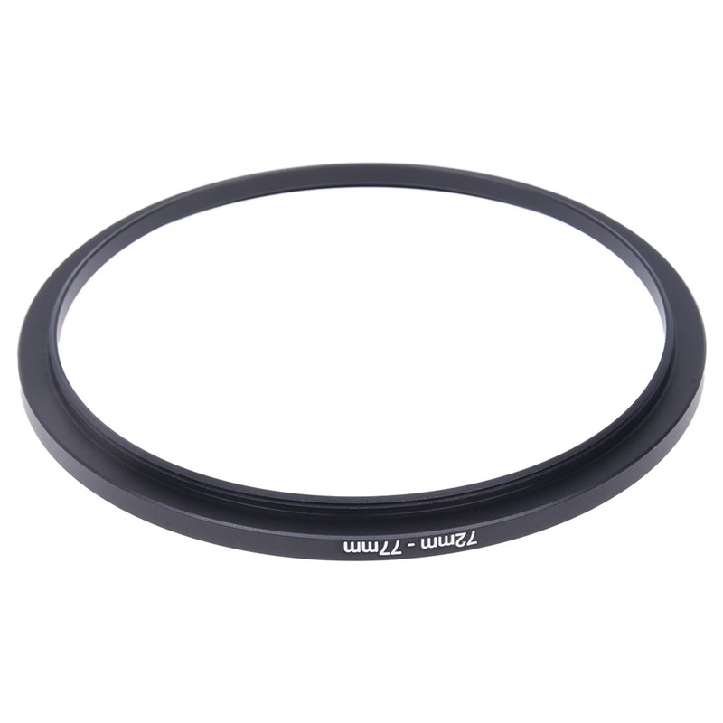 43mm to 49mm Metal Step Up Filter Ring Adapter with 49mm 52mm 55mm 58mm 62mm 67mm 72mm 77mm Metal Adapter Mount Set