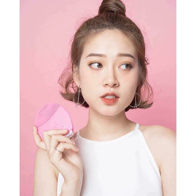 Máy rửa mặt FOREVER LUNA MINI 2 - Massage da mặt sóng siêu âm 8 cấp dộ, có thể sạc | BigBuy360 - bigbuy360.vn