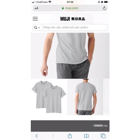 ÁO MUJI CHO NAM NỮ