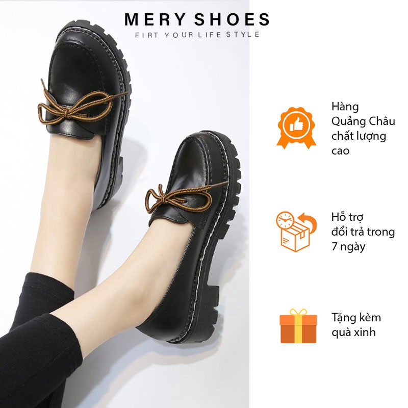 Giày Oxford Nữ 💖𝑭𝑹𝑬𝑬𝑺𝑯𝑰𝑷💖 Giày Lolitta Nữ Mẫu Mới Hót Trend Phong Cách Hàn Quốc MBS240 - Mery Shoes | BigBuy360 - bigbuy360.vn