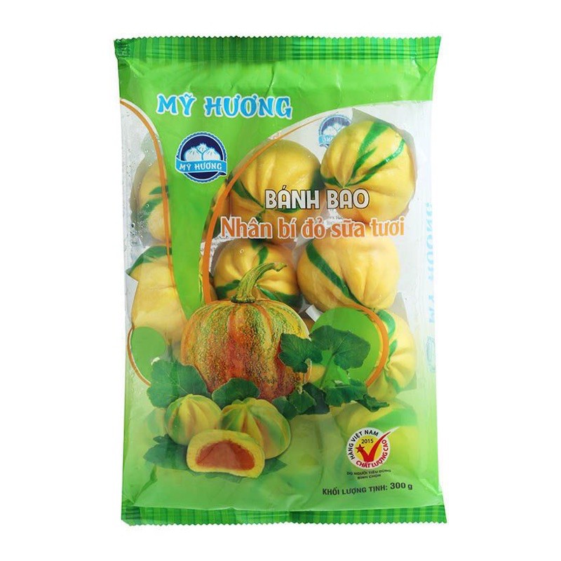 Bánh bao thịt heo/ trứng cút/ bí đỏ/ 2 màu/trắng
