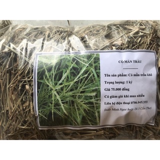 Combo 5kg cỏ mần trầu phơi khô đã phơi khô
