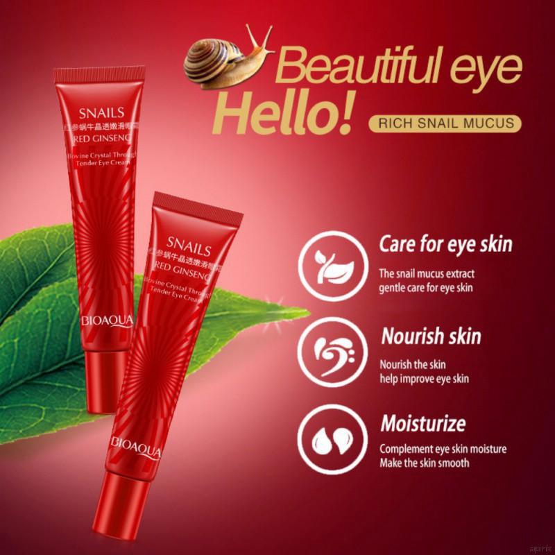 [Hàng mới về] Kem mắt BIOAQUA tinh chất ốc sên đậm đặc dưỡng ẩm chống nếp nhăn | BigBuy360 - bigbuy360.vn