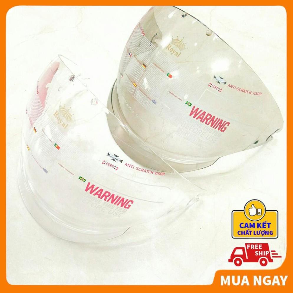 Mũ bảo hiểm 3/4 Royal M139 kính âm V5 đen