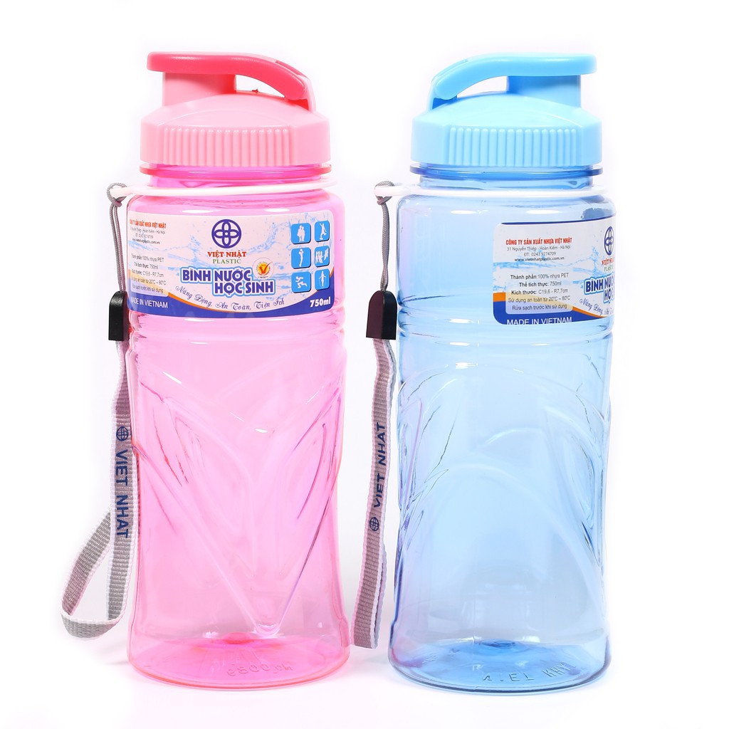 Bình uống nước học sinh Việt Nhật 750ml