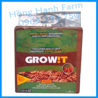 5KG Mụn Xơ Dừa Grow IT Coco Mix trồng cây, hoa kiểng, GIÁ THỂ mùn sơ dừa