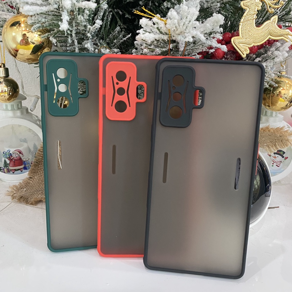 Ốp lưng Xiaomi Redmi K40 Gaming K50 - K50 pro K50 gaming / F4 GT K40S cao su non trong nhám viền màu