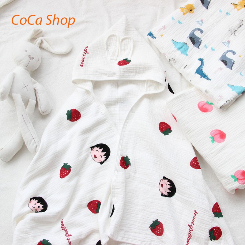 Áo Choàng Xô Dễ Thương Cho Bé Trai , Bé Gái