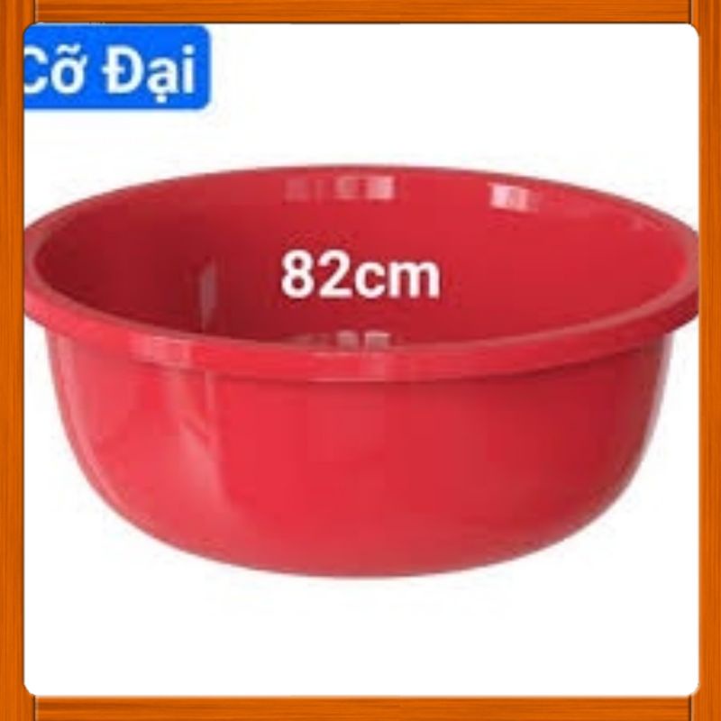 Thau Chậu nhựa giặt cỡ lớn các cỡ 50cm 55cm 60cm 70cm 82cm Duy Tân