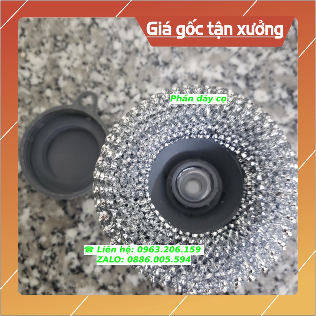 [MỚI VỀ] Dung Cụ Cọ Xoong Chảo Có Tay Cầm Kiểu Mới Có Khoang Chứa Dầu Rửa Bát
