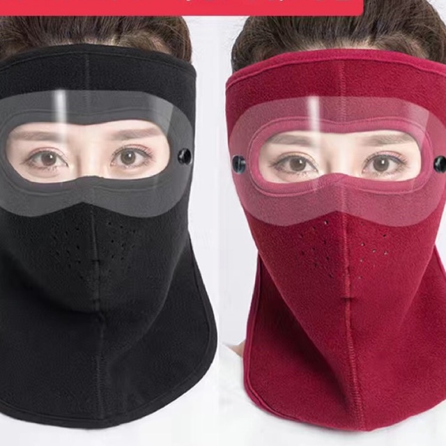 Mũ khẩu trang Ninja vải nỉ siêu ấm đi xe máy