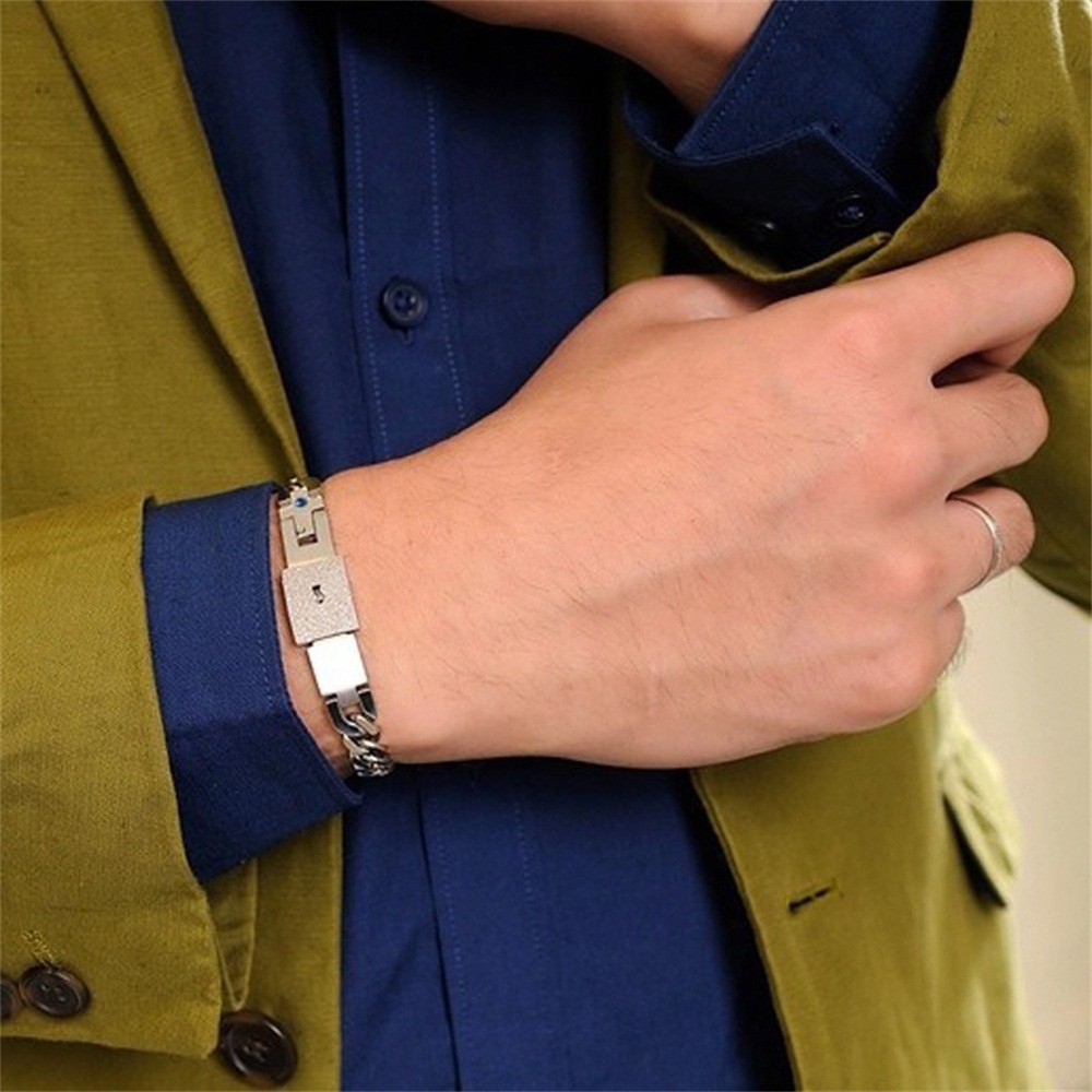 Set vòng cổ chìa khoá + vòng tay cho cặp đôi