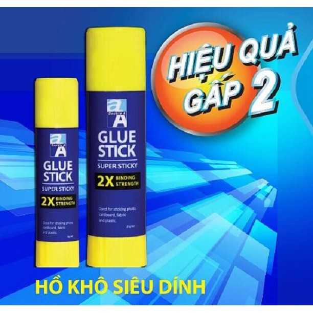 [Mã LIFEBOOK2 giảm 10% đơn 0Đ] [SIÊU KHYẾN MAỊ ]Hồ Khô Double A 21g Siêu Dính Màu Vàng ( Loại to)