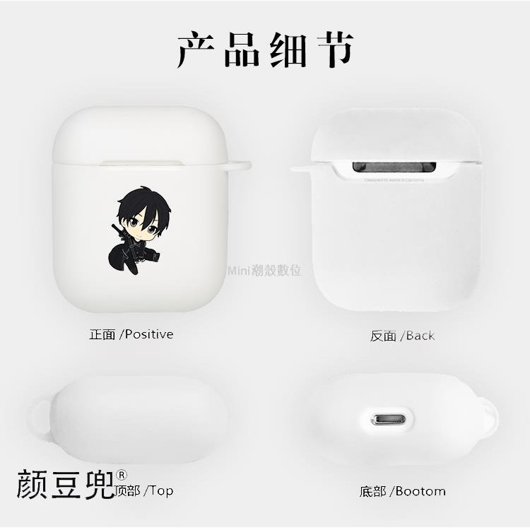 Vỏ Bảo Vệ Hộp Đựng Tai Nghe Airpods Pro 2 / 3 Apple 3rd Hình Sword Art Online | BigBuy360 - bigbuy360.vn