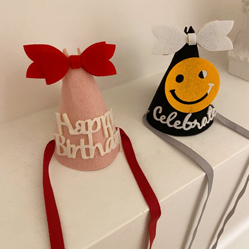 Mũ sinh nhật 3D dễ thương phong cách Hàn Quốc