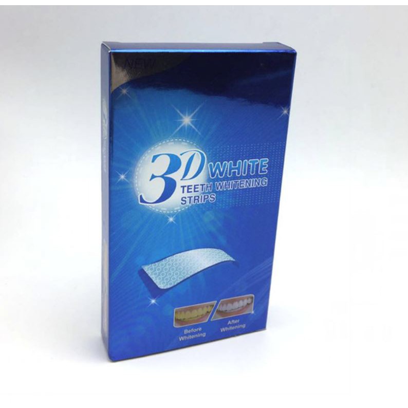 Hộp 14 Gói - 28 Miếng Dán Trắng Răng Whitening Strip Advanced-Liệu Trình Dưỡng Trắng Răng Hiệu Quả An Toàn