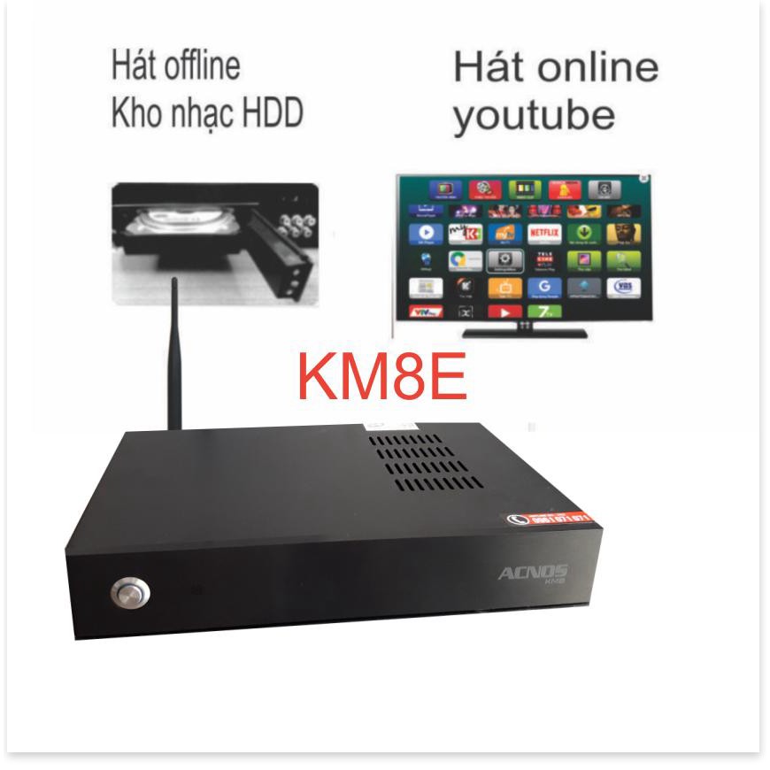 Đầu karaoke wifi Online & Offline  Acnos KM8E (HDD 2TB)