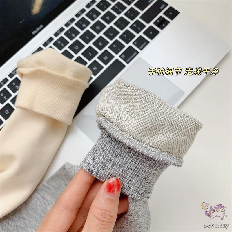 Đầm tay dài in họa tiết hoạt hình dễ thương phong cách Hàn Quốc cho bé gái