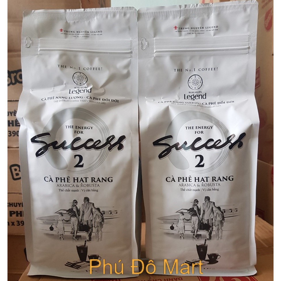 Cà Phê Hạt Trung Nguyên Legend Success 2 loại túi 1kg