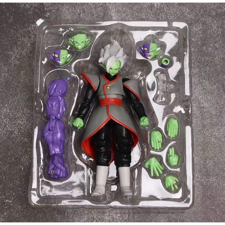 Mô Hình khớp dragon ball Jiren và Fusion Zamasu 15Cm