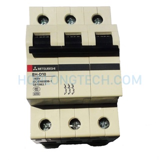 MCB BH-D10 3P 32A TYPE C N Mitsubishi