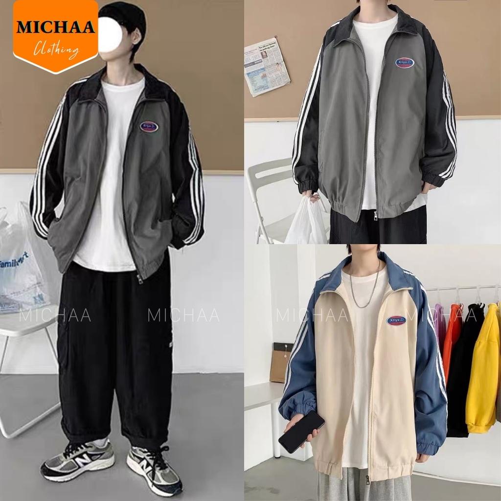 Áo Khoác Bóng Chày Dù Nam Nữ 2023 Ulzzang Unisex Form Rộng 2 Lớp Thể Thao Chống Nắng - MICHAA