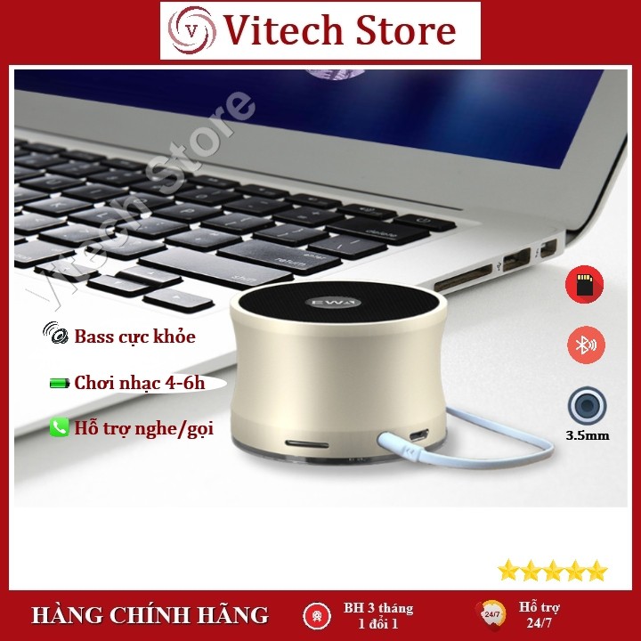 [HỖ TRỢ ĐÀM THOẠI] Loa Bluetooth Ewa A109 - ÂM BASS MẠNH - HÀNG CHÍNH HÃNG 1 ĐỔI 1 3 THÁNG - ĐA DẠNG MÀU SẮC