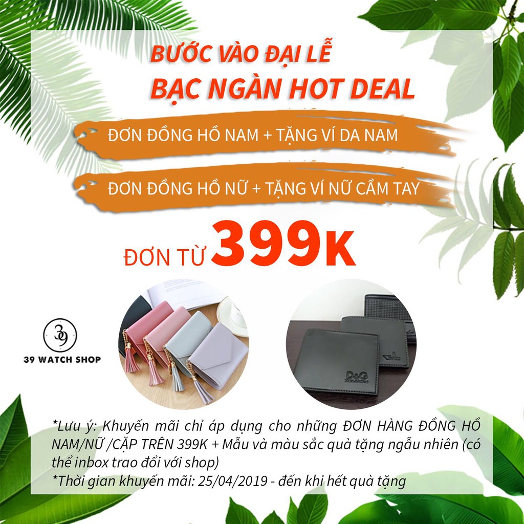 Đồng hồ cao cấp nam OP 04, xam đen lịch lãm