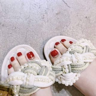 Bộ 24 móng chân giả đính đá kèm keo