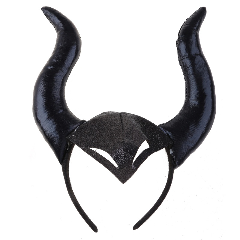 Cài Tóc Hình Đôi Cánh Ác Quỷ Màu Đen Hóa Trang Halloween Cho Bé
