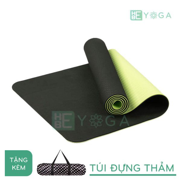 Thảm Tập Yoga TPE Eco-Friendly 8mm 2 Lớp Cao Cấp