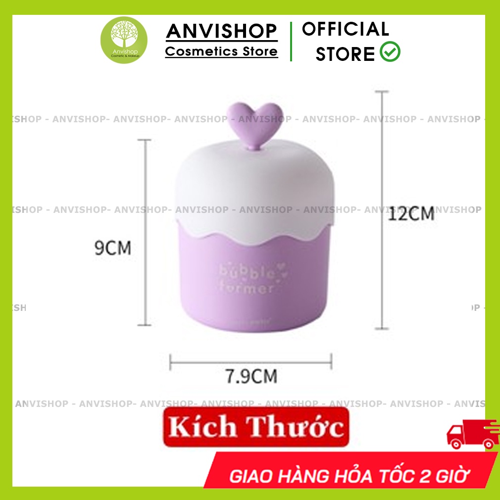Cốc tạo bọt sữa rửa mặt - Chai tạo bọt