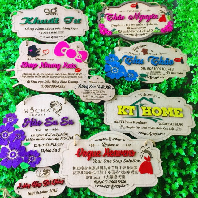 Bảng gỗ tên shop chụp ảnh kabi | BigBuy360 - bigbuy360.vn