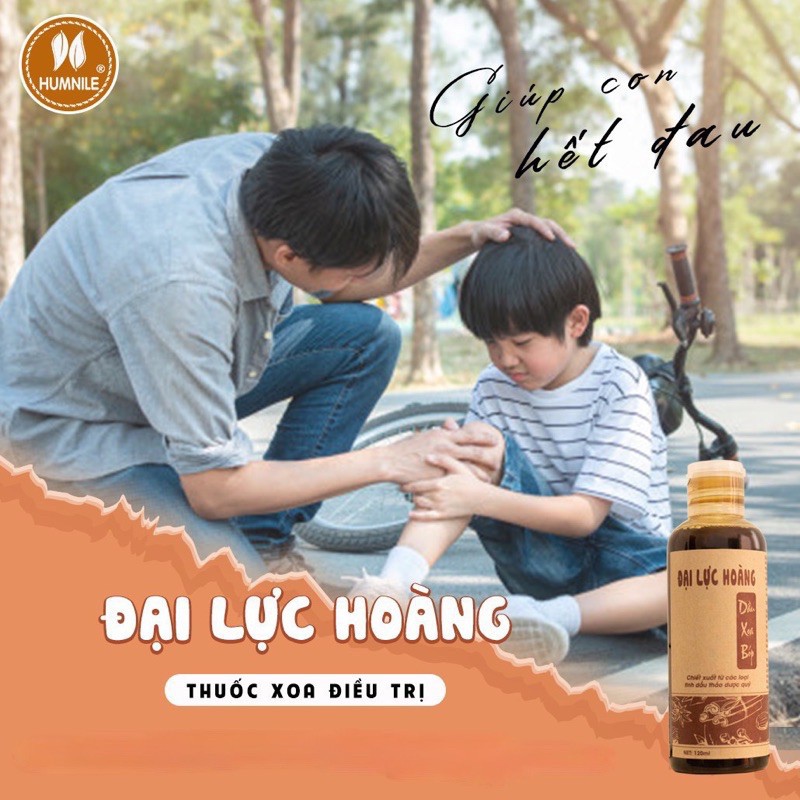 DẦU XOA BÓP ĐẠI LỰC HOÀNG - Hỗ trợ đau vai gáy, thoát vị đĩa đệm, vôi hoá, viêm đa khớp