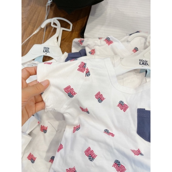 Bộ cộc tay Little Lad dư xịn cho bé trai