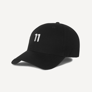 Nón đen 11 logo trắng