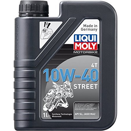 NHỚT CAO CẤP CHO XE MÁY, MOTO LIQUI MOLY MOTORBIKE STREET 4T 10W40 1L