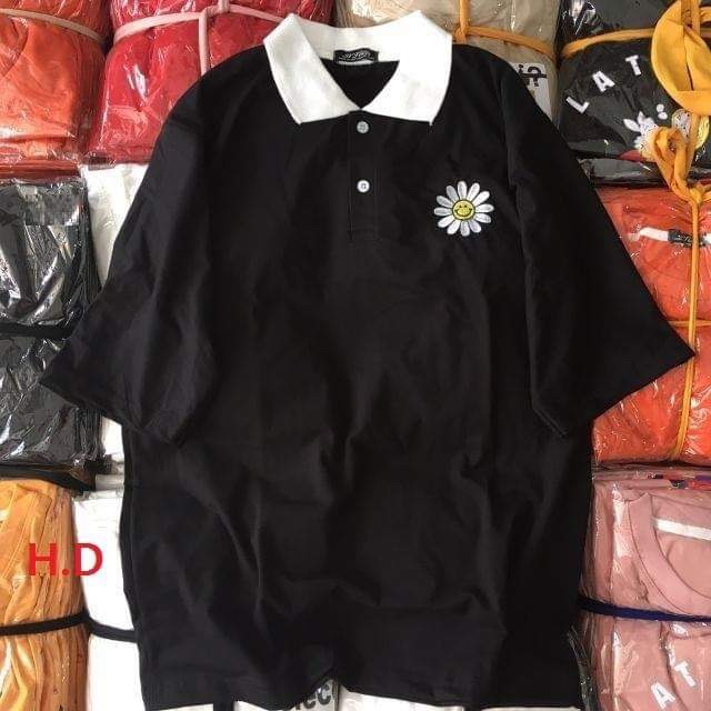 Áo polo hoa cúc cười in ngực HDA0220 | BigBuy360 - bigbuy360.vn