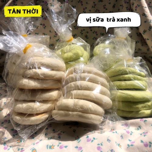 (Tuổi thơ) Combo 2 loại bánh bao sữa + trà xanh ăn vặt ngon cực hot | BigBuy360 - bigbuy360.vn