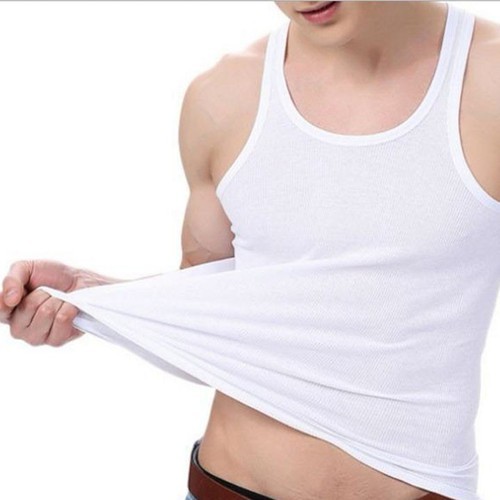 Áo lót nam cotton trắng hanoisimex ba lỗ sát nách thấm hút mồ hôi tốt FF04A