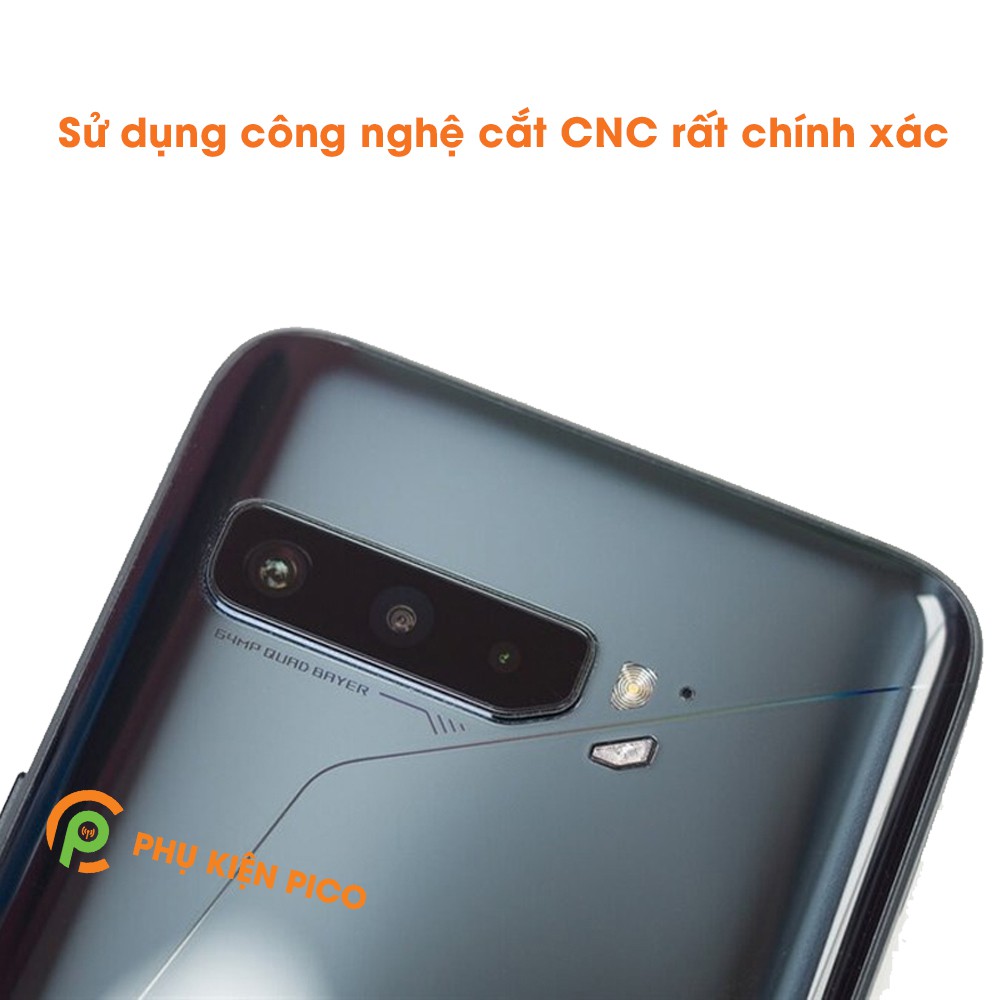 Cường lực camera Rog Phone 3 / Rog Phone 2 / Rog Phone 5 / 5s độ cứng 9H trong suốt - Dán camera Rog Phone
