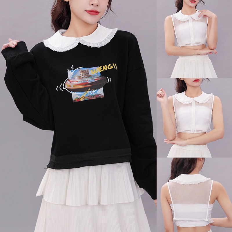 Cổ Áo Sơ Mi Giả Cho Nữ