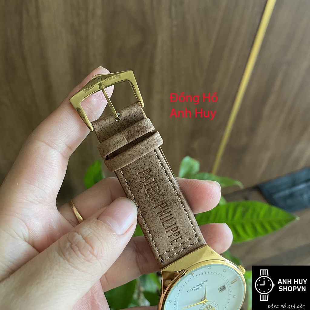 Đồng Hồ Nam PA.TEK Dây da mặt kính Sapphire chống xước AnhHuyshop | BigBuy360 - bigbuy360.vn