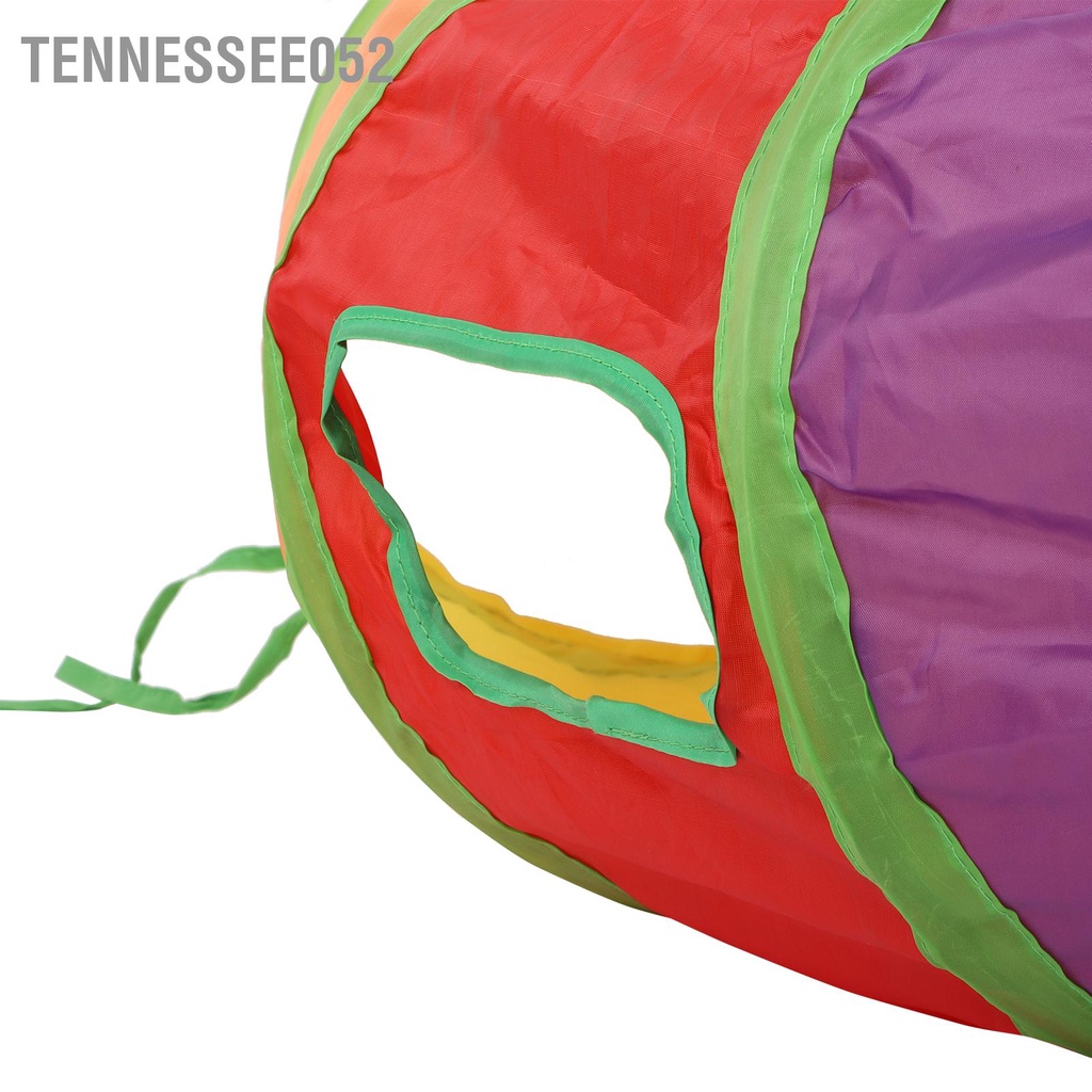 [Hàng Sẵn] Đường hầm dành cho mèo Hình chữ S có thể gập lại với bóng và 4 cửa Đồ chơi trong nhà cho mèo【Tennessee052】