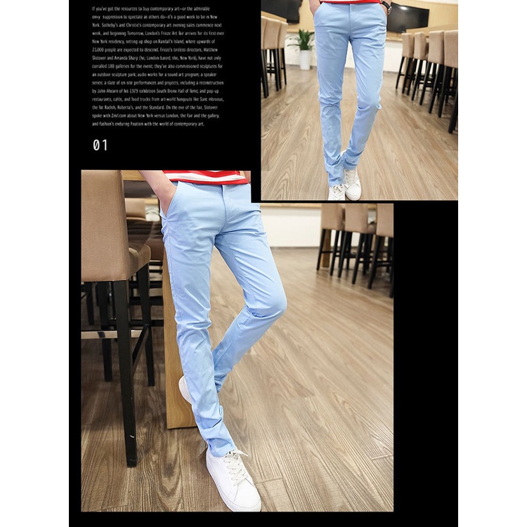 Quần kaki dáng hàn xanh bạc hà .Fom body