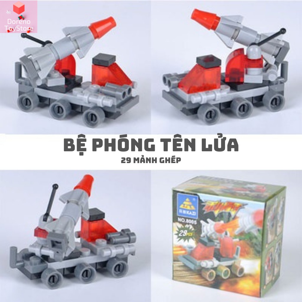 Đồ chơi lego xe tăng máy bay , lego lắp ghép thông minh Doreno store nhựa abs cho bé từ 3 đến 8 tuổi.